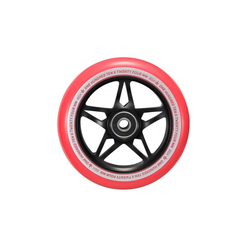 Roues Blunt one S3 110mm Rouge (x2)