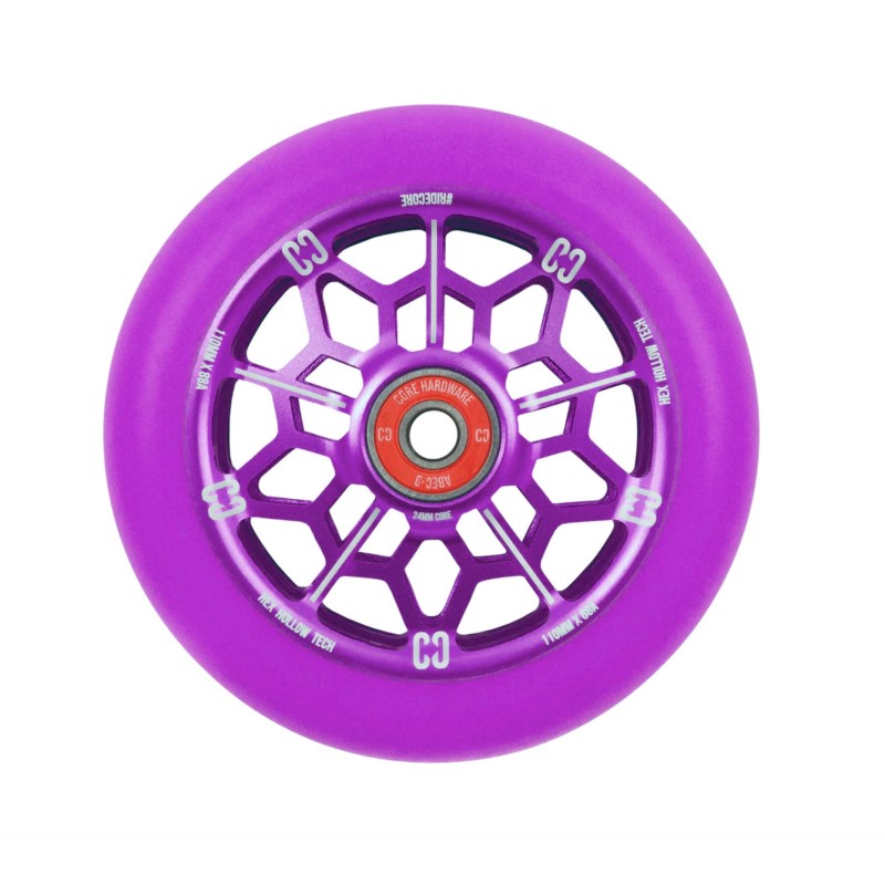 Roues Core Hex Hollow Violet  (x2)