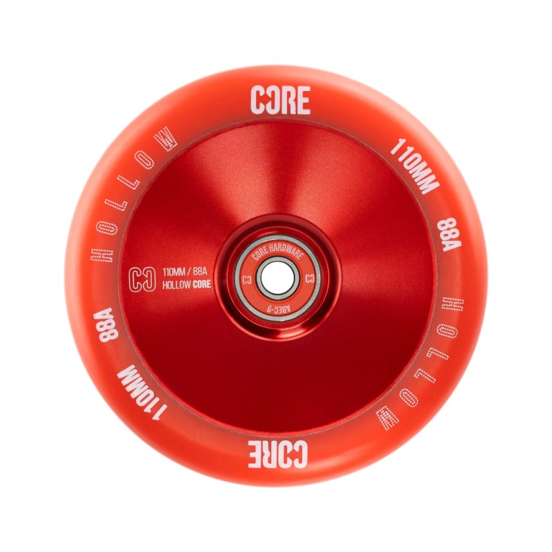 Roues Core Hollow V2 Rouge (x2)