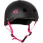 Casque S1 Lifer Black Matte Pink Straps