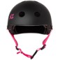 Casque S1 Lifer Black Matte Pink Straps