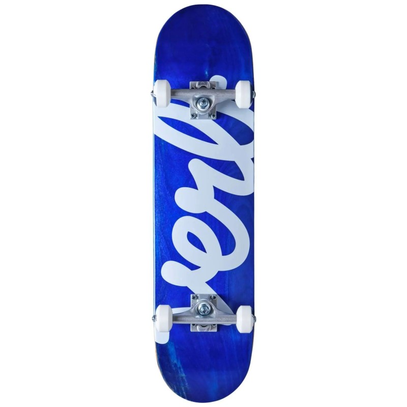 Skateboard Verb Script Complet Bleu  (8")