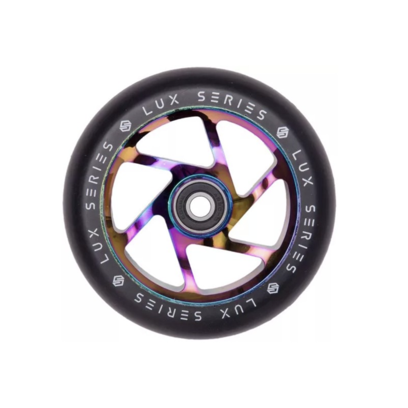 Roues Striker LUX 110mm Oil slick/Noir (x2)