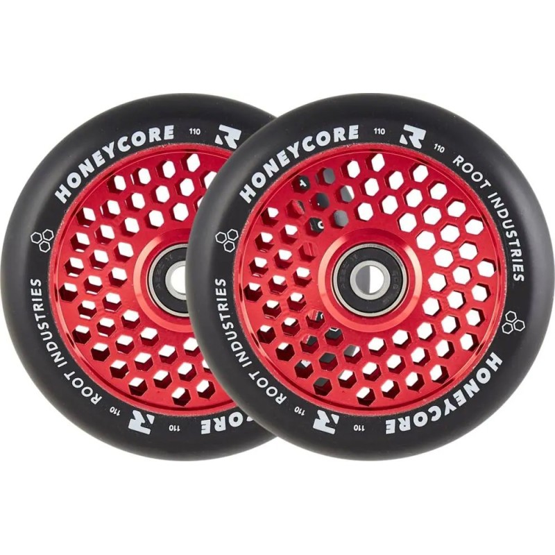 Roues Root Industries HoneyCore Rouge 110mm (x2)