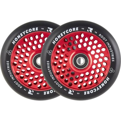 Roues Root Industries HoneyCore Rouge 110mm (x2)