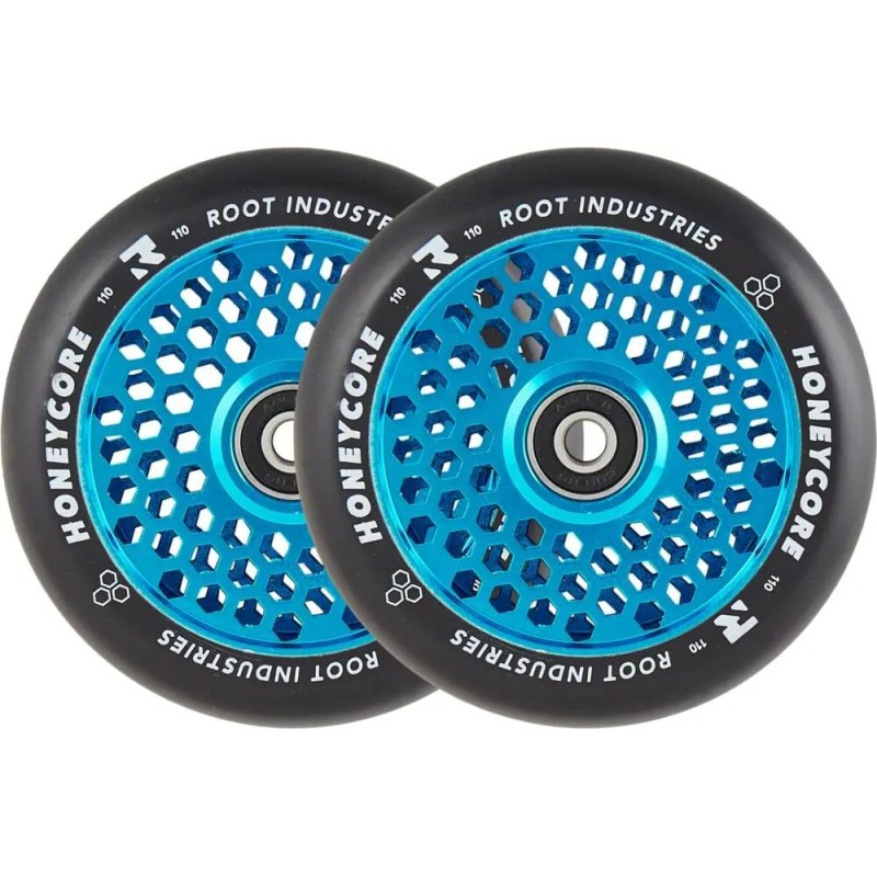 Roues Root Industries HoneyCore Bleu 110mm (x2)