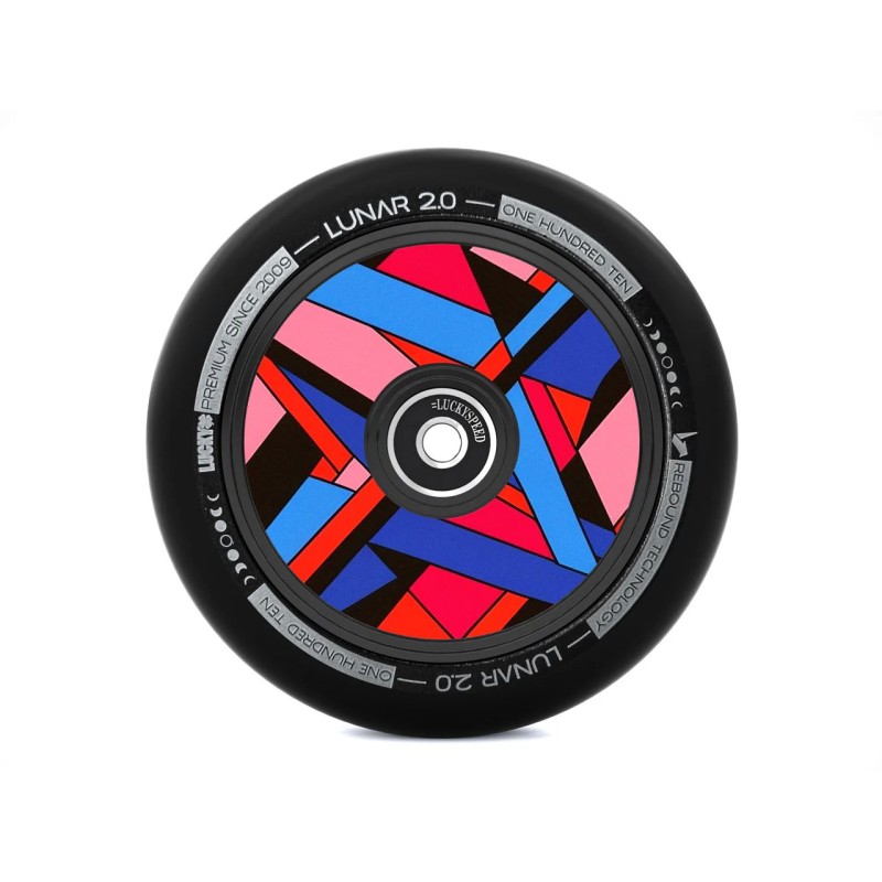 Roues Lucky Lunar Abstract 110mm (x2)