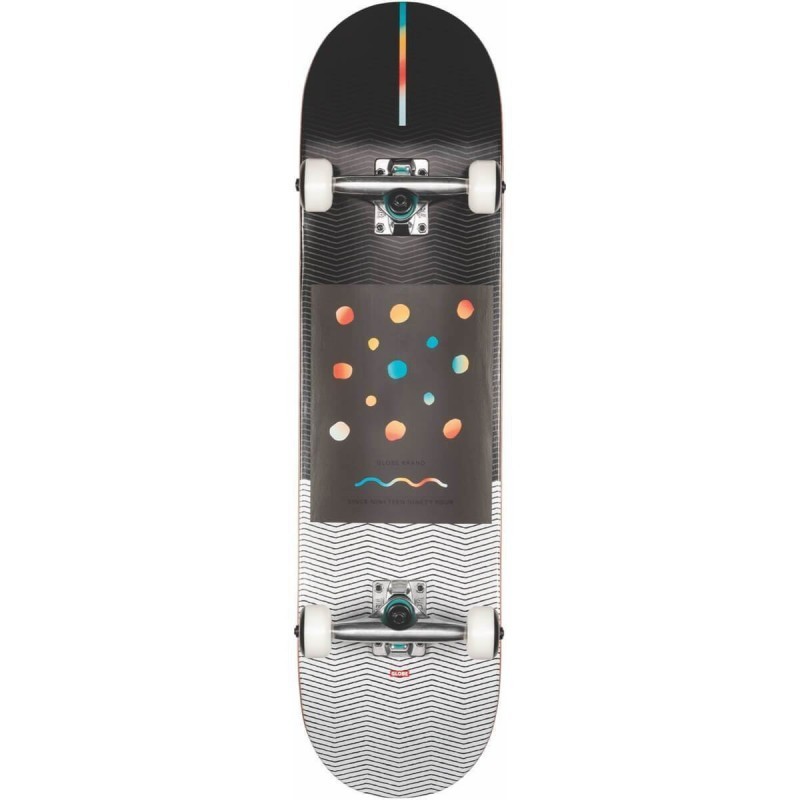 Skateboard Globe G1 Nine Dot Four Back White  (8")