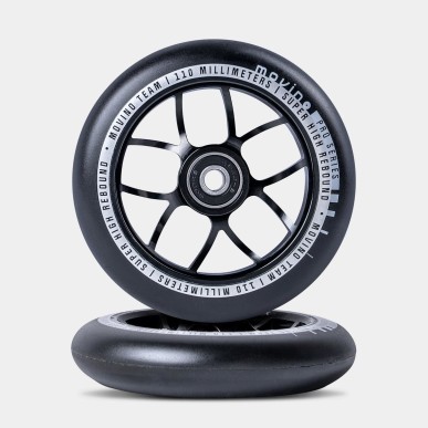 Roues Movino Spoked 110 mm Noir (X2)