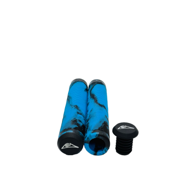 Poignées Boulbag Spirale Noir & Bleu