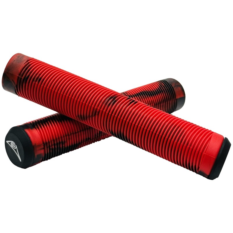 Poignées Boulbag Spirale Noir & Rouge