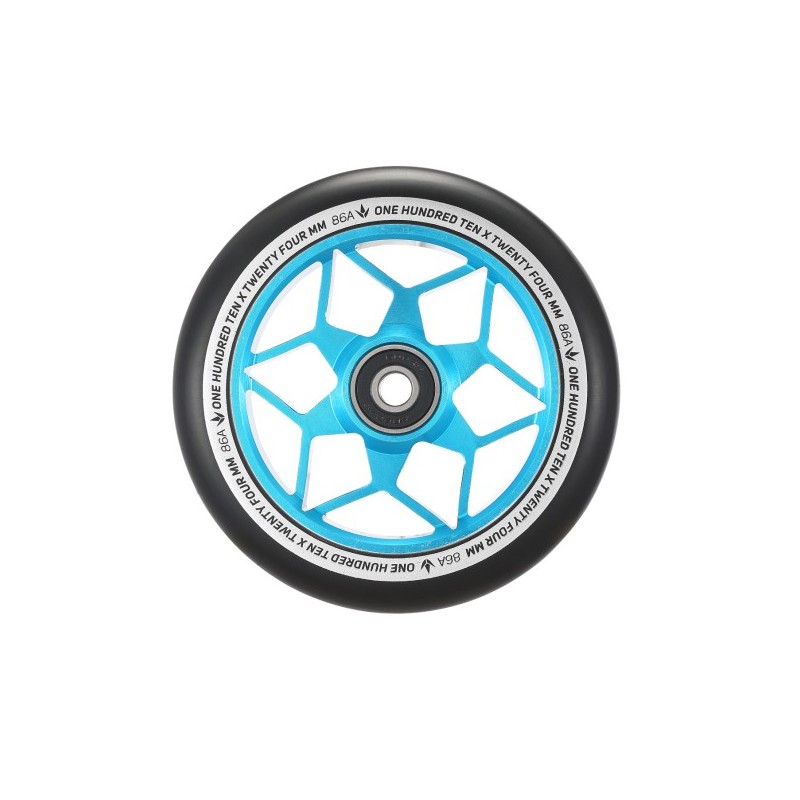 Roues Blunt Diamond 110mm Teal (x2)
