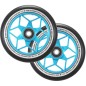 Roues Blunt Diamond 110mm Teal (x2)