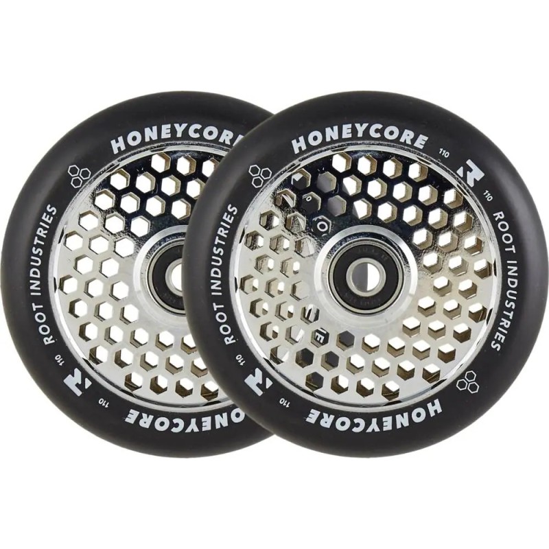 Roues Root Industries HoneyCore Chrome 110mm (x2)
