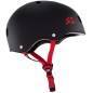 Casque S1 Lifer Noir - Rouge Straps