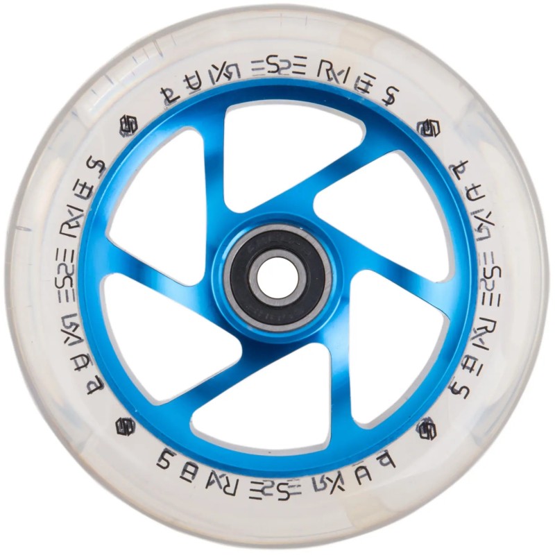 Roues Striker LUX 110mm Clear / Bleu (x2)