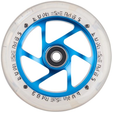 Roues Striker LUX 110mm Clear / Bleu (x2)