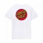 T-Shirt Santa Cruz Classic Dot Chest White