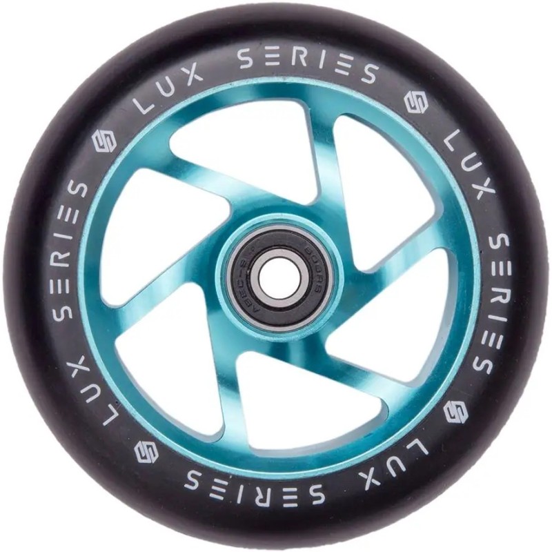 Roues Striker LUX 110mm Noir/Teal (x2)