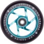 Roues Striker LUX 110mm Noir/Teal (x2)
