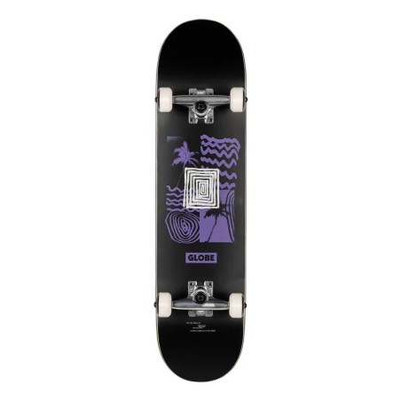 Skateboard Globe G1 Fairweather Black / Purple (7,75")