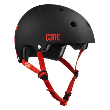 Casque CORE Street Noir et Rouge