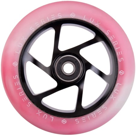 Roues Striker LUX 110mm Blanc / Rose (x2)