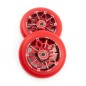 Roues Core Hex Hollow Rouge (x2)