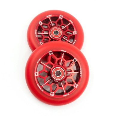 Roues Core Hex Hollow Rouge (x2)